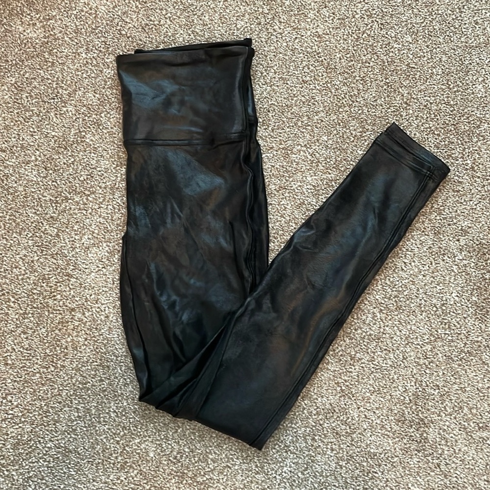 Spanx faux leather leggings